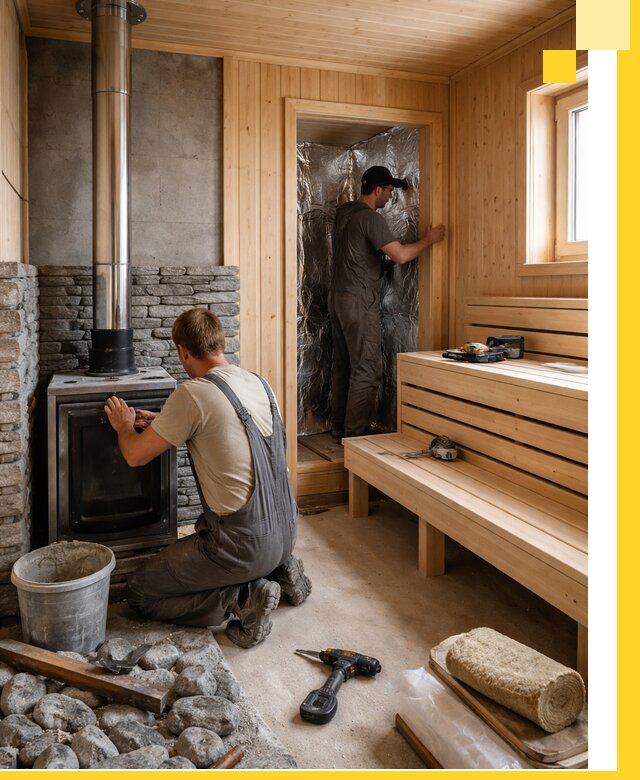 Строительство и изготовление бань под ключ в Грозном