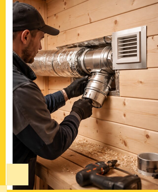 Монтаж вентиляции бани в Грозном от 12313 р. | ЭриданГрз