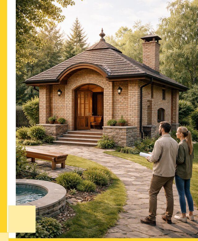 Проект кирпичной бани в Грозном от 30783 р. | ЭриданГрз