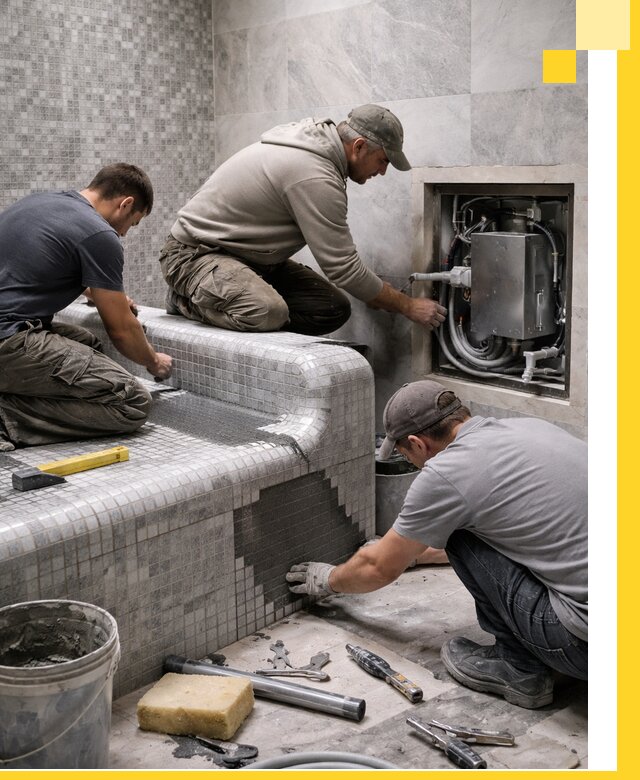 Проекты хамамов под ключ в Грозном и дизайн и строительство