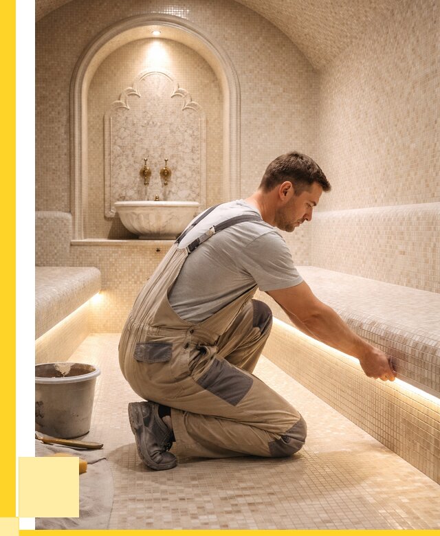 Отделка хамамов под ключ в Грозном от 5644 р. | ЭриданГрз