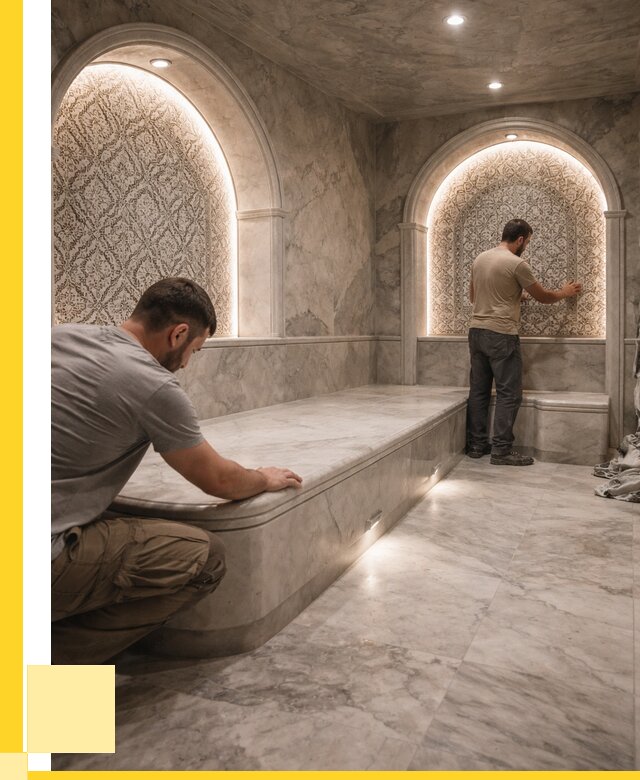 Турецкие бани под ключ в Грозном от 256525 р. | ЭриданГрз