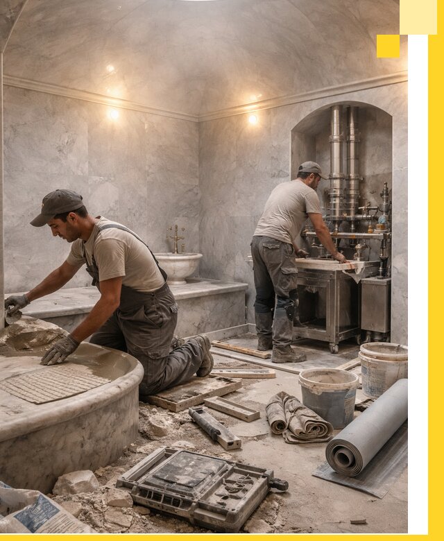 Строительство турецких бань хаммам под ключ в Грозном