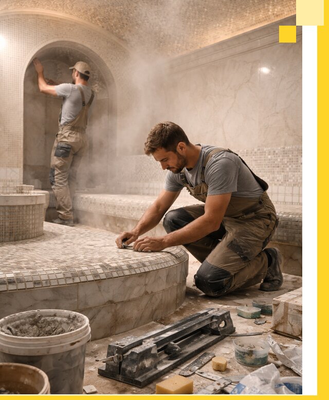 Профессиональный дизайн хамама и SPA под ключ в Грозном