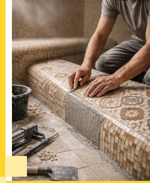 Плитка для хамама под ключ в Грозном от 3591 р. | ЭриданГрз